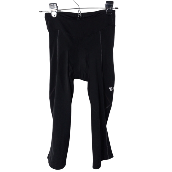 Pearl IZUMI Black Capri Length Biker Pants SZ Small - Picture 1 of 7